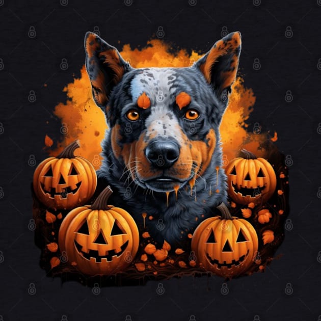 Australian cattle dog Halloween by NatashaCuteShop